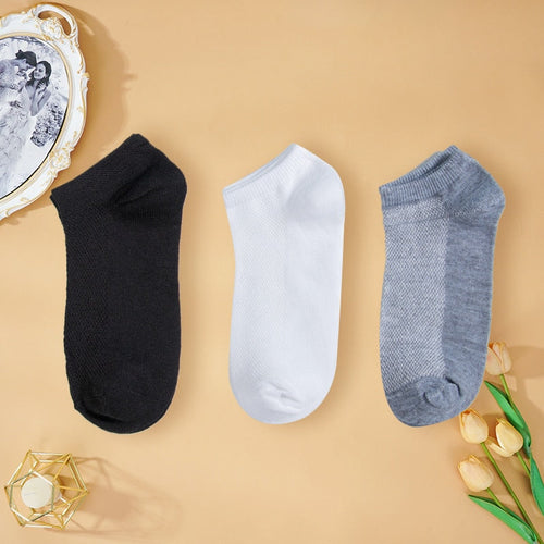 Sale! 8 Pairs Lot Solid Mesh Women's Short Socks Invisible Ankle Socks Pack Ladies Spring Summer Breathable Thin Boat Socks Set